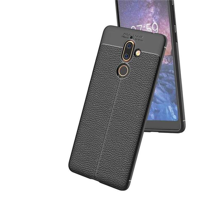 Husa Antisoc model PIELE pentru Nokia 5.1 / Nokia 7 Plus