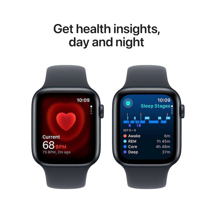 Apple Watch SE 2 GPS Carcasa Midnight Aluminium 44 mm M/L