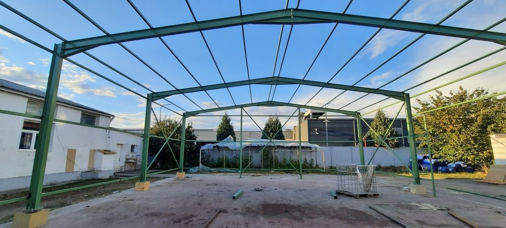 Vând hală metalică conform proiectului dvs lucrăm fără avans