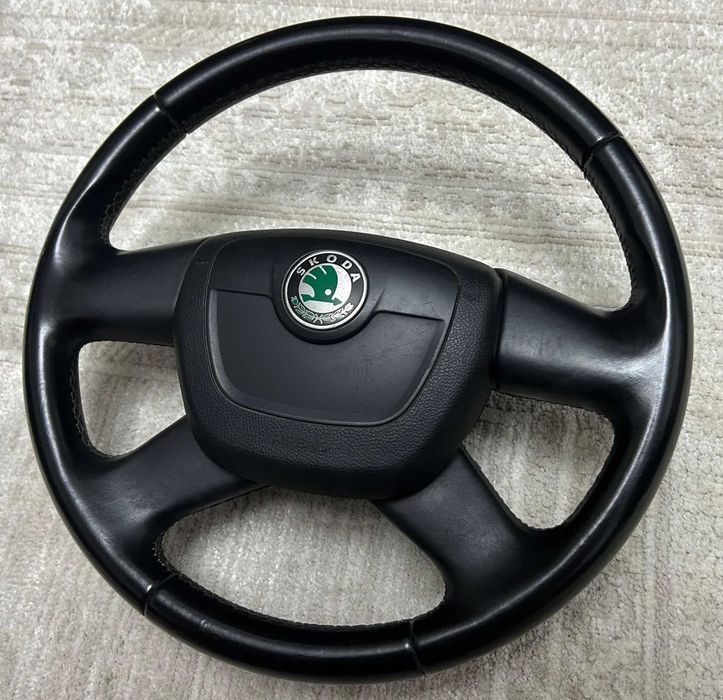 Volan Skoda Piele Superb/Octavia/Fabia/Roomster/Yeti