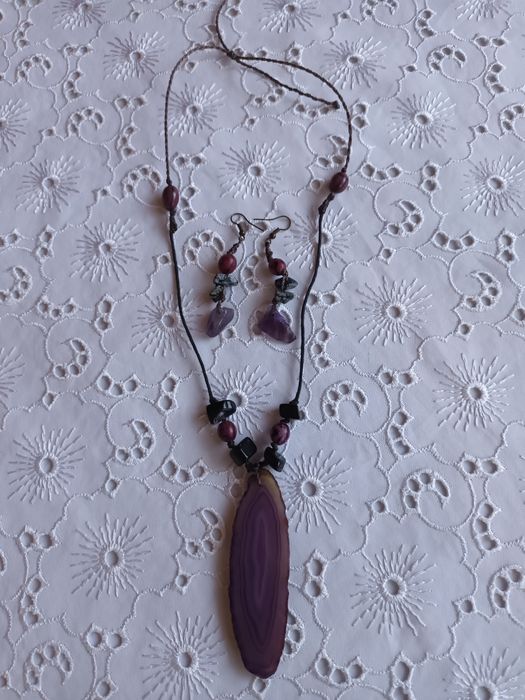 Кехлибарено бижю огърлица