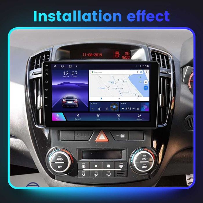 Navigatie Android 14 Kia Ceed 2006-2012 1/8 Gb Waze CarPlay +CAMERA
