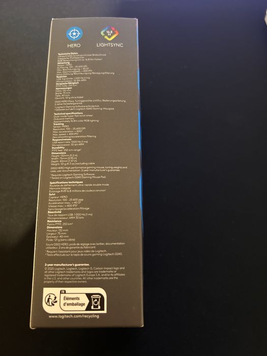 Геймърска мишка logitech G502- чисто нова неотваряна