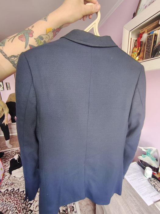 Пиджак + брюки в темно синем цвете