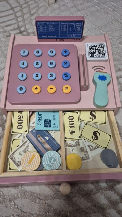 Игровой набор Кофейня и касса бу