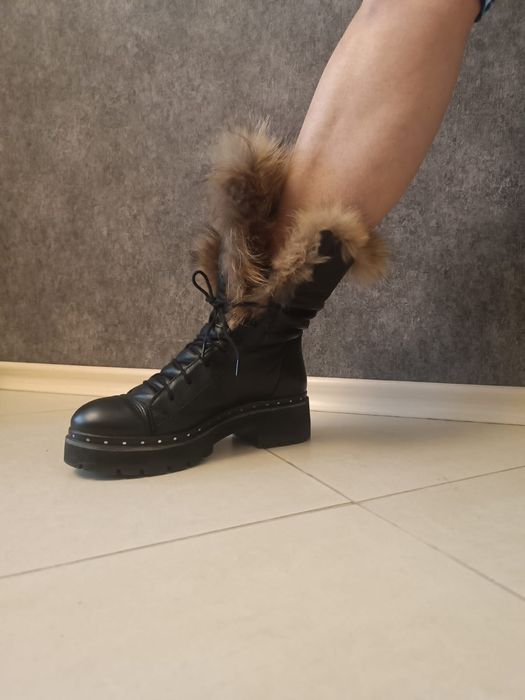 Дамски боти естествена кожа