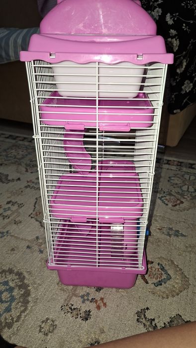 Прлжам клетку для хомяка(домик)