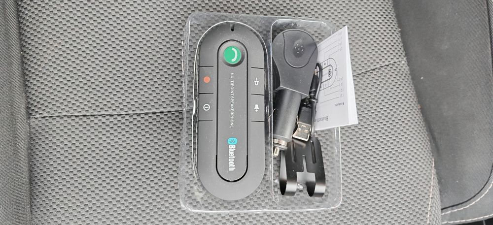 Kit Bluetooth Auto TNEAYWHE, CD/MP3 player, sunet clar, conectivitate