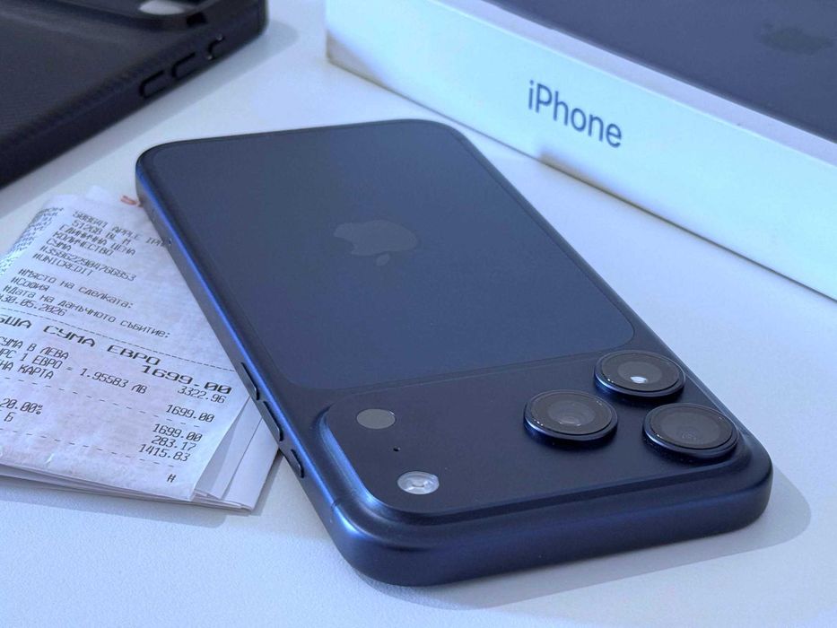 Бартер! 24м.Гаранция! iPhone 17 Pro Max 512GB Deep Blue (Син) 10 Цикъла.