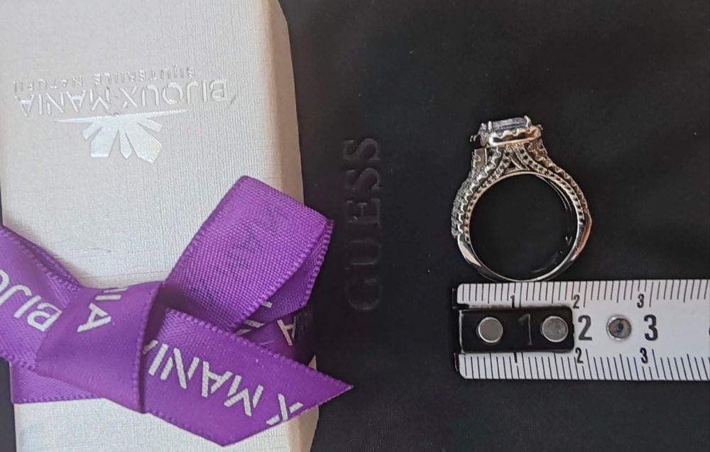 Inel elegant placat cu argint