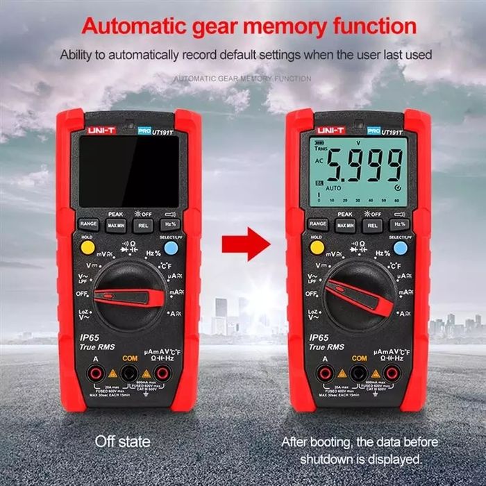 Тестер UNI-T UT191E, Multimeter UT191E