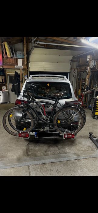 Suport 2 biciclete carlig auto