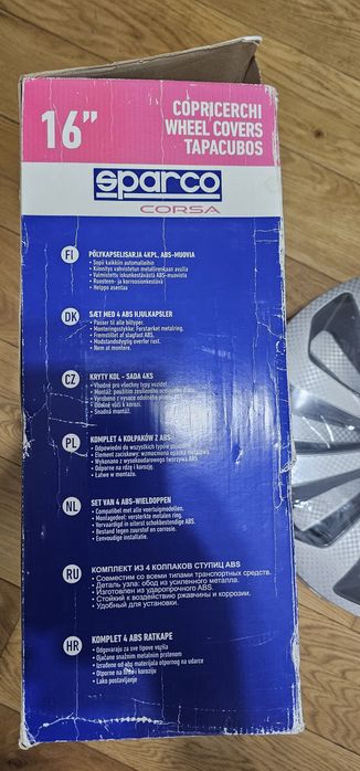 Capace 16" Sparco noi