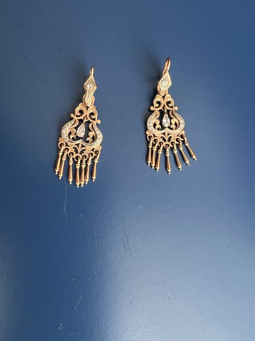 Золотые серьги трансформер