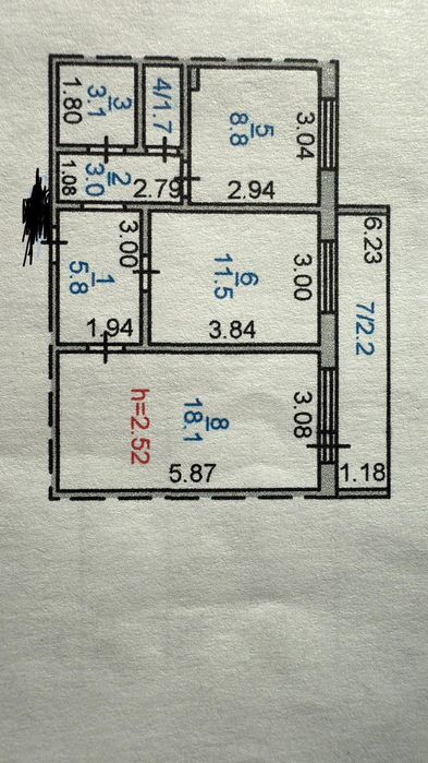 Сдам квартиру на длительный срок