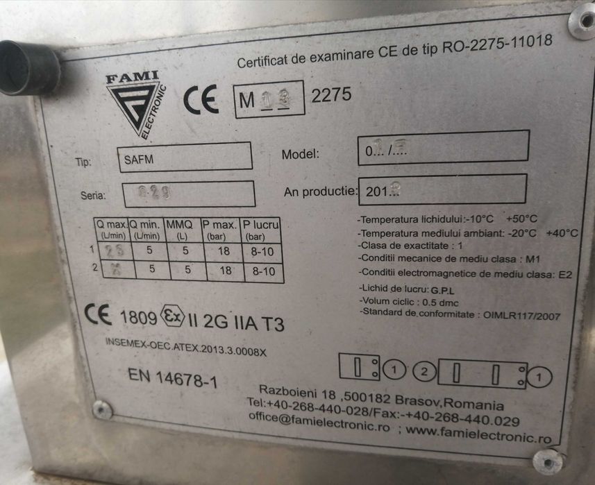 Stație GPL auto tip skid auto