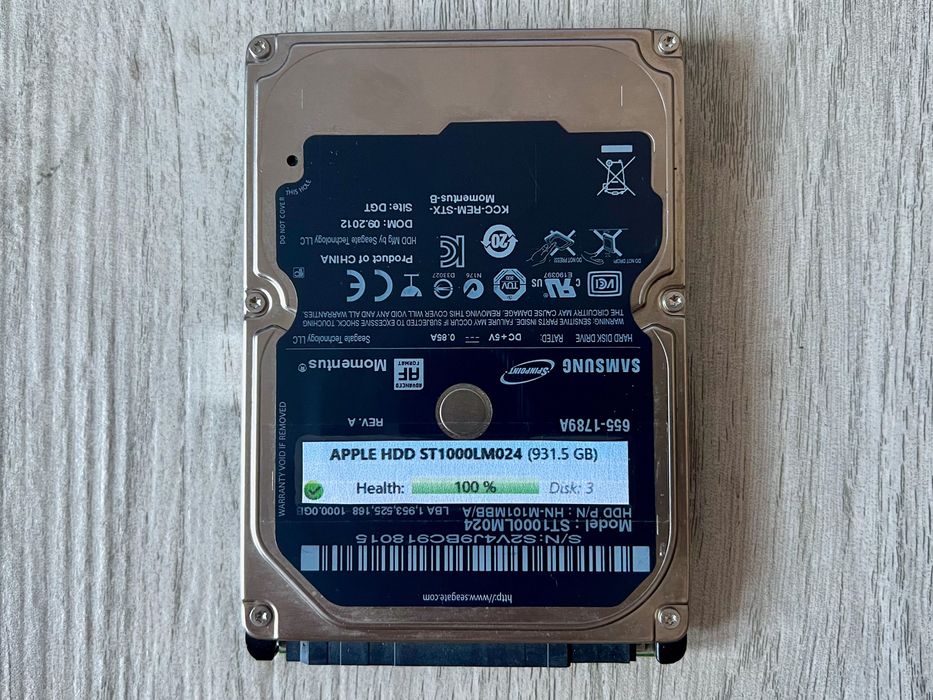 SEAGATE ST1000LM024 1TB - HDD hard disk laptop 2.5" - Apple iMac