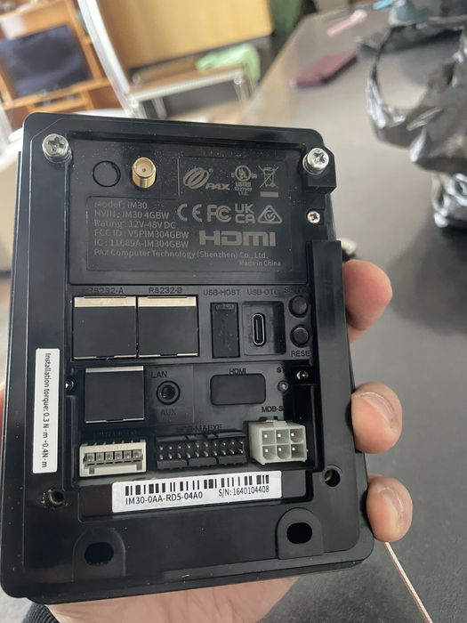 Pax im30 pos терминал каспий карты