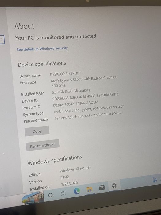 Lenovo Yoga 7• Ryzen 5-5600U• Laptop 2 in 1 ( Laptopn+ tableta)