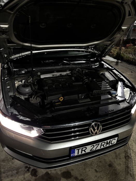 VW Passat B8 Sedan • 2.0 TDI 150 CP • DSG 6 • ACC • Full LED • Piele