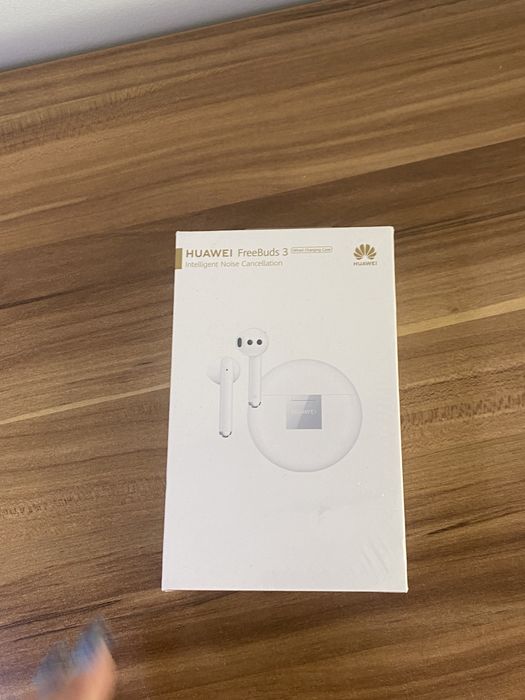 Casti Huawei FreeBuds 3, Intelligent Noise Cancellation, Sigilat