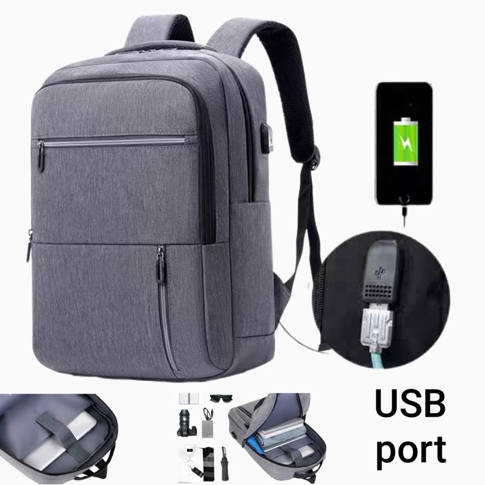 Сумка - рюкзак для ноутбука USB port. Sumka - Ryukzak Noutbuk uchun.