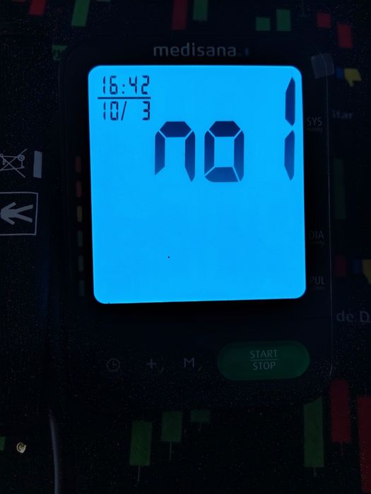 Апарат за измерване на кръвно налягане Medisana BU 580 Connect, Bluetooth, Маншет 22-43 см, Памет 2 x 120 измервания, LCD дисплей, За над лакът, Черен