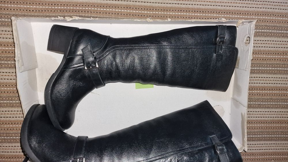 Cizme lungi piele nr.38