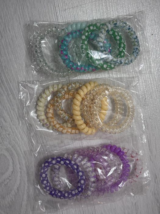 Резинки разноцветные новые для волос