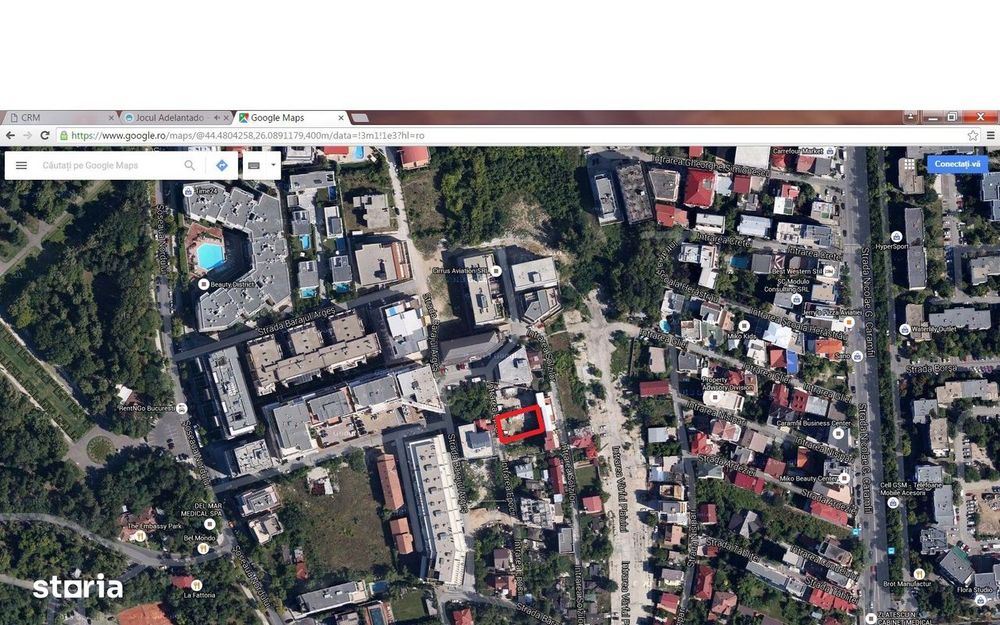 Teren 520 mp, Zona de nord