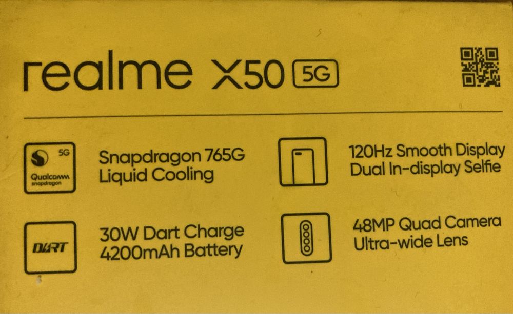Realme X50 5G snapdragon 720