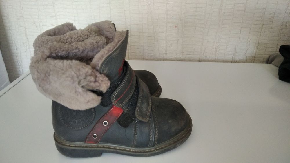 Ботинки 23 размер кожа натуралка