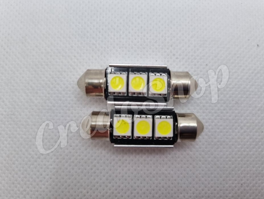 LED диодна крушка c5w 36mm,39mm,41mm,6000k,1w