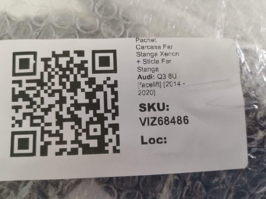 Kit Carcasa Far Stanga Xenon + Sticla Far Stanga Audi Q3 8U [facelift]