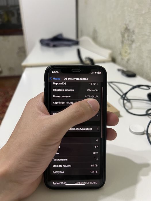 Iphone XS LLA Black 64GB Sim+Esim