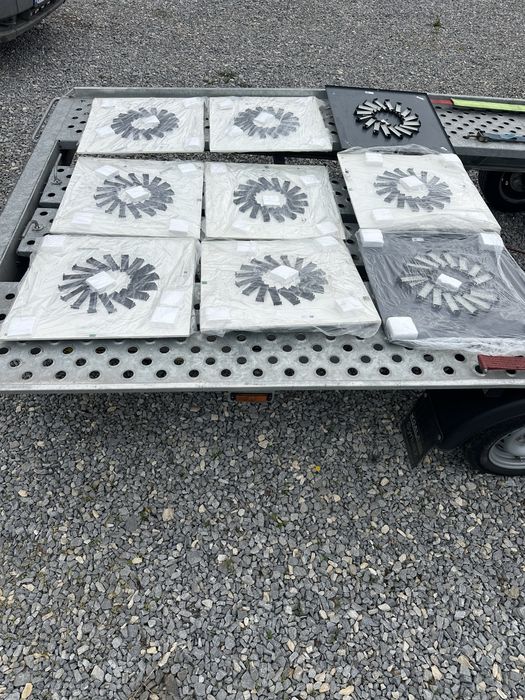 Anemostat turbinator patrat*ventilatie pentru tavane casetate