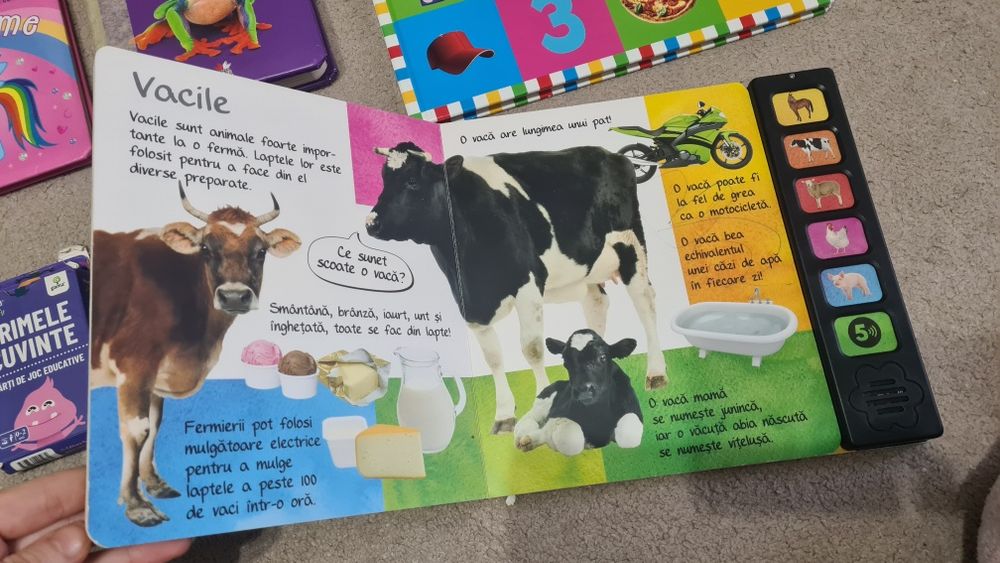 Cărticele carte copii primele cuvinte animale forme