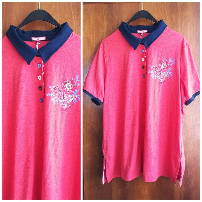 Дамска тениска - Joe Browns Polo T-Shirt - голям размер - EU 48 (2XL)