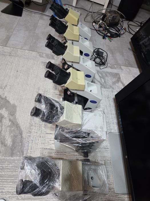 Микроскопы olympus, Leica