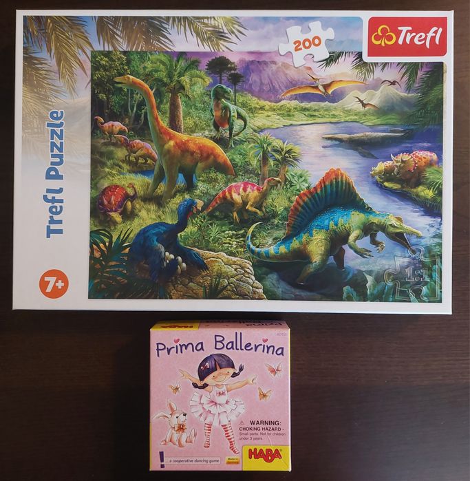 Set 4 boardgames pt copii + puzzle si minijoc bonus