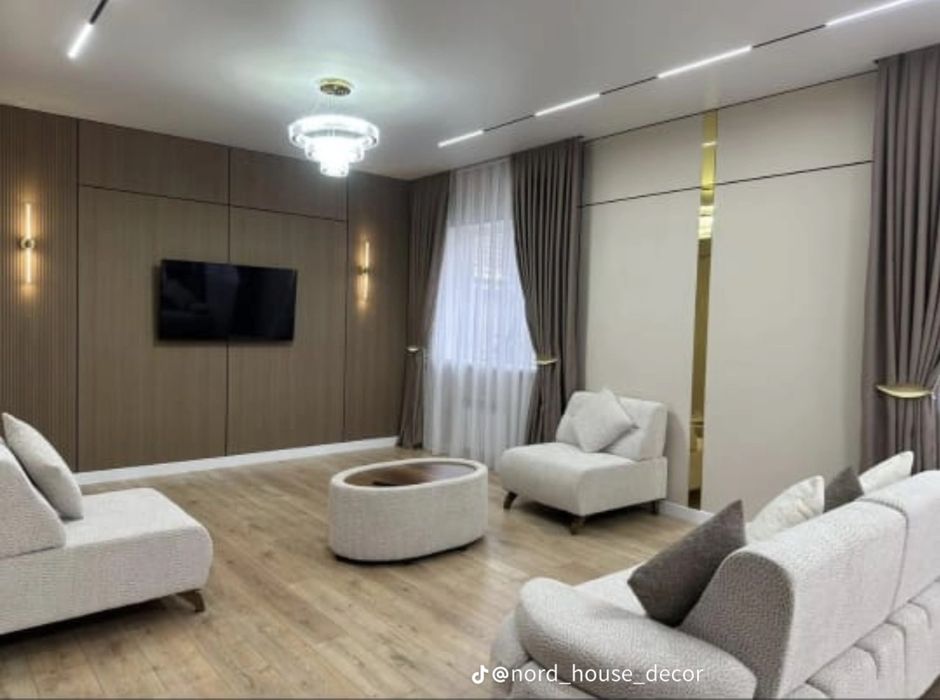 Монтаж бамбуковых  панелей