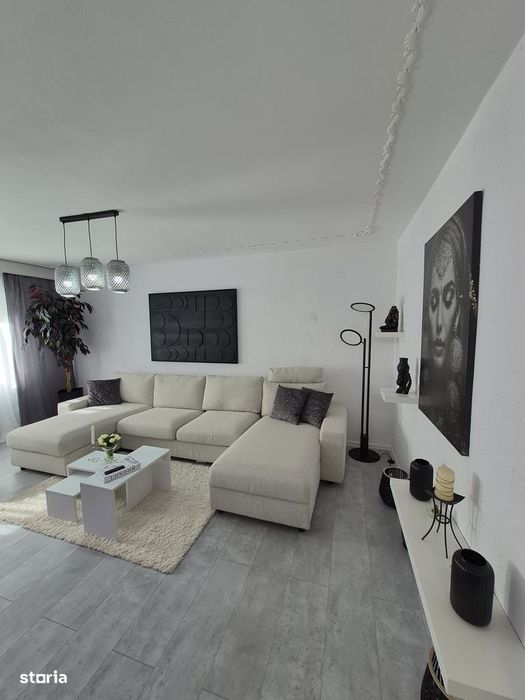 Ap. 3 camere decomandat, 2 băi, etaj 1, LUX, complet renovat-Micalaca