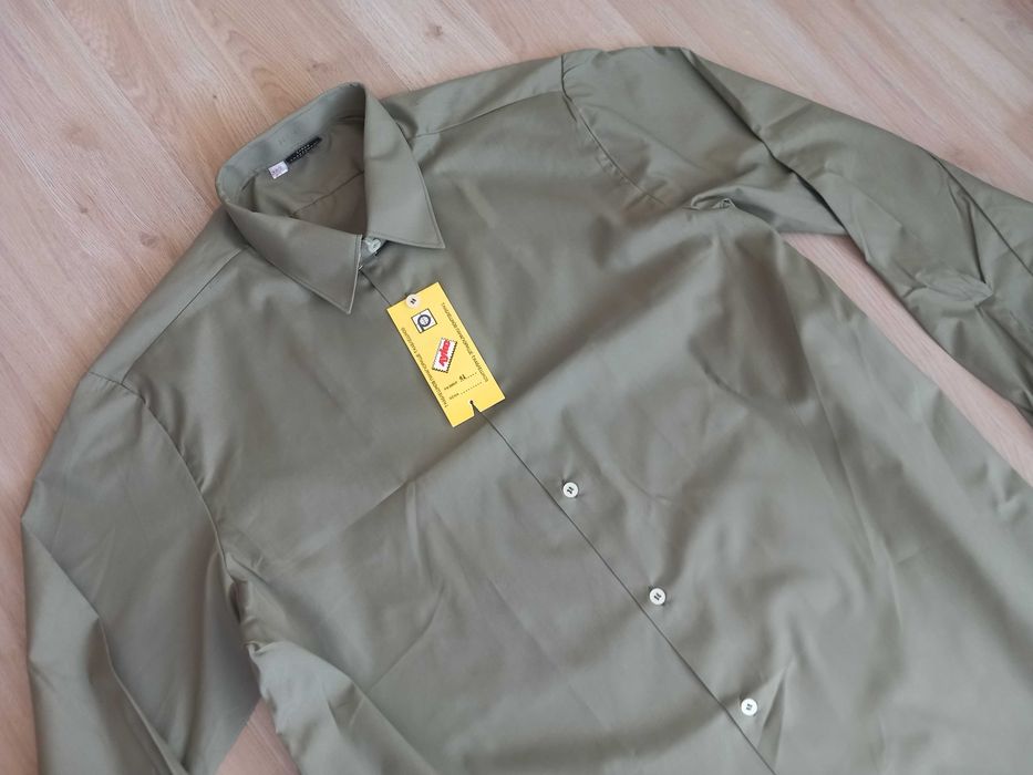 Нова мъжка риза с дълъг ръкав