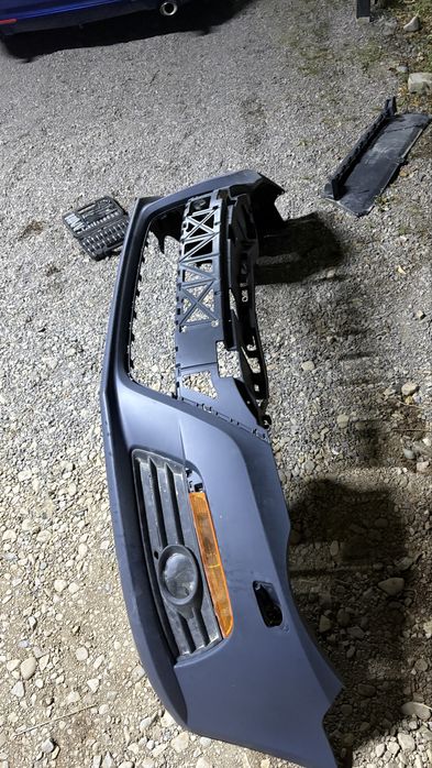 Бампер передний на passat cc (дорест)