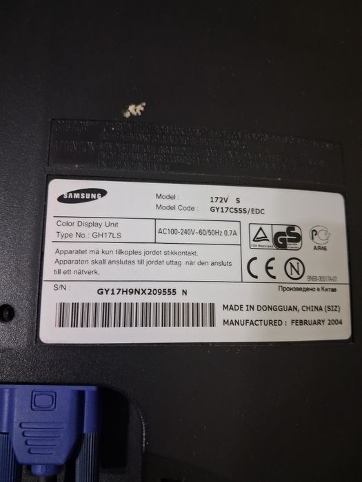 Монитор Samsung vga с вебкамерой