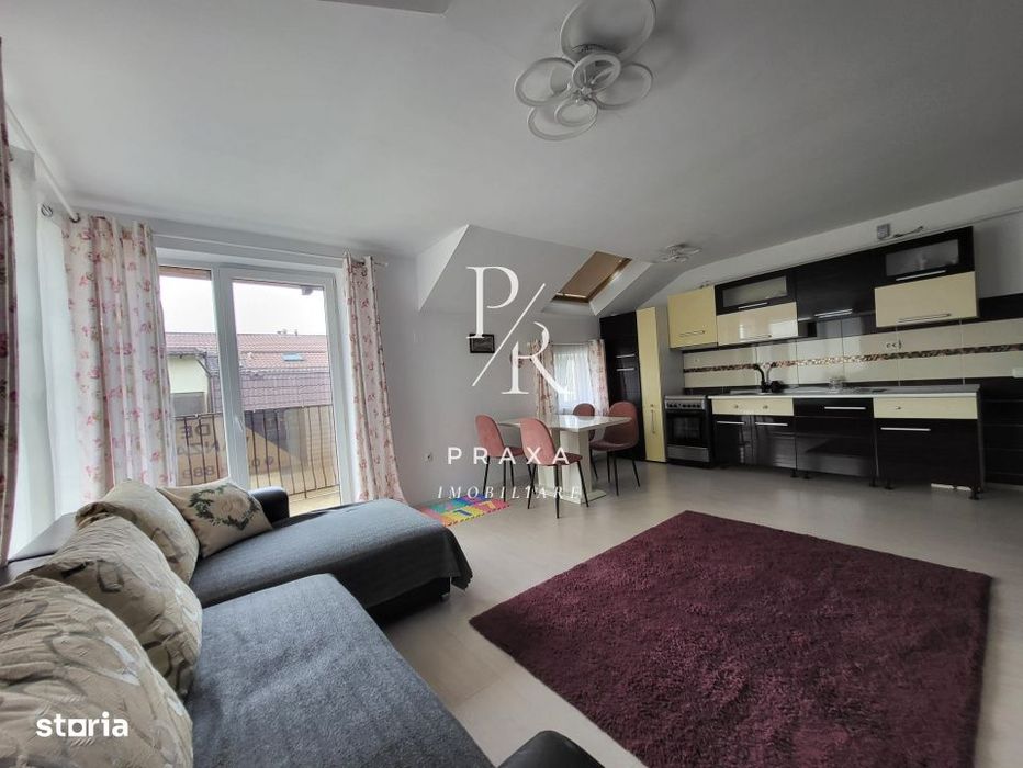 Apartament 2 camere , 54 mp , mobilat +parcare , Florilor Floresti!