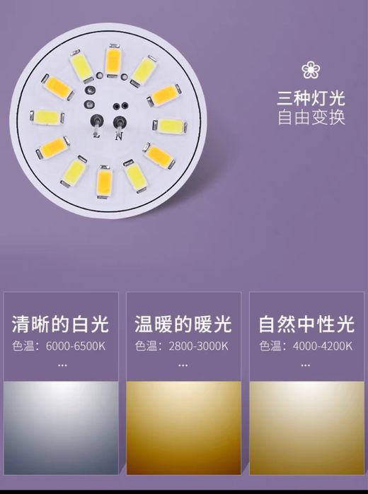 Продаётся новый LED лампы для люстры.