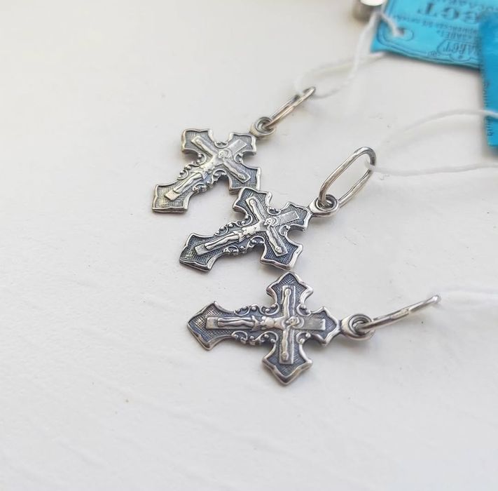 Крестики серебряные
