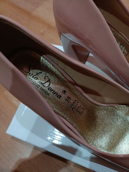 Pantofi din piele ecologica, mărime 39