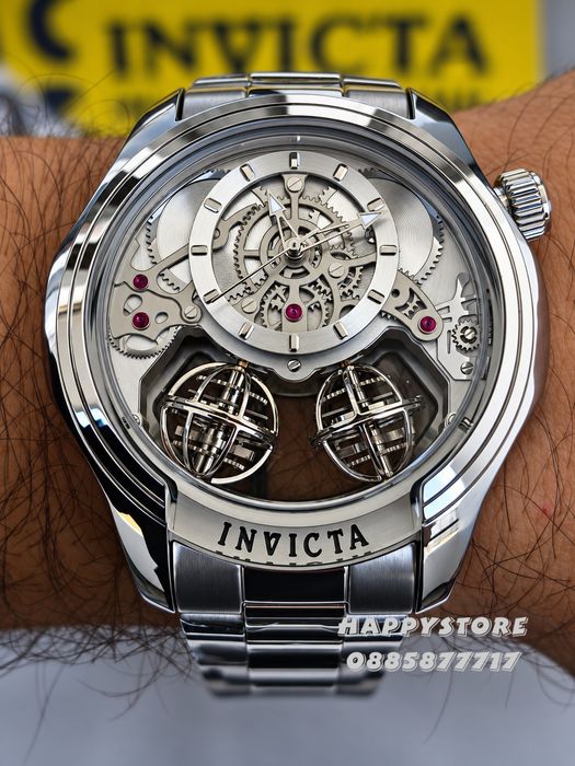 INVICTA Specialty Silver full metal 48 mm, Инвикта нов мъжки часовник